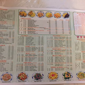 New Long Cheng Menu